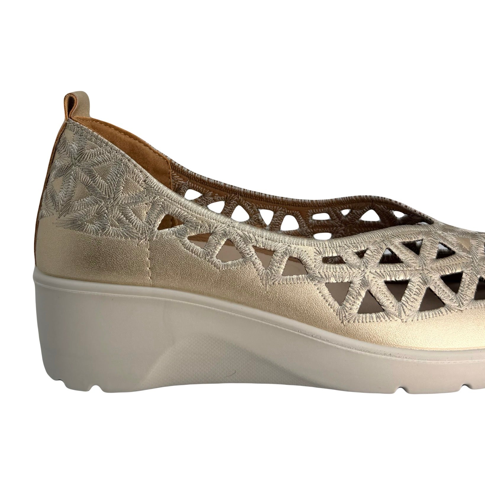 Zapato Cuña Platino