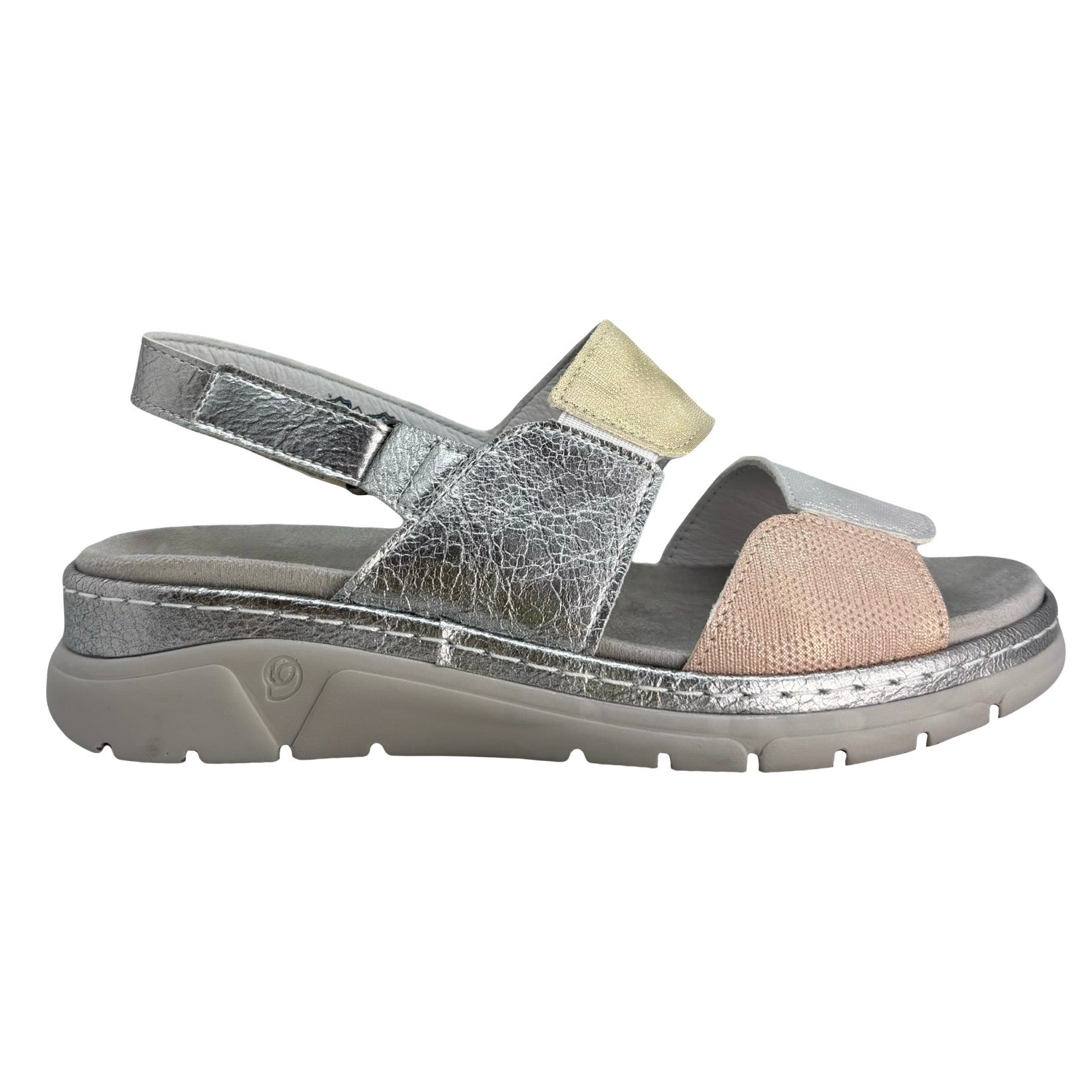 Sandalia Plata Roma