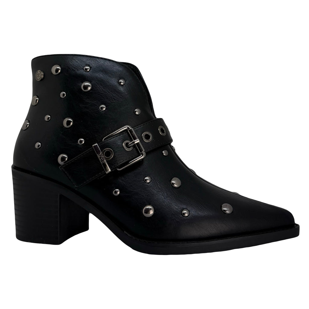 Botín Negro Tachas
