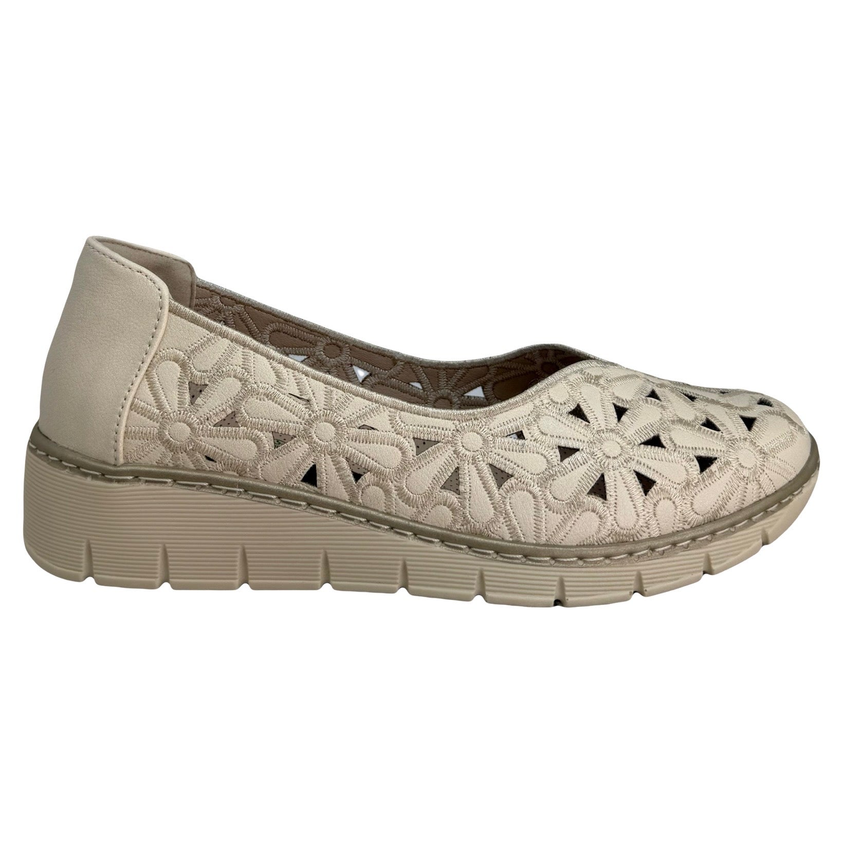 Zapato Calado Beige