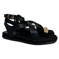 Sandalia Negra Cotton