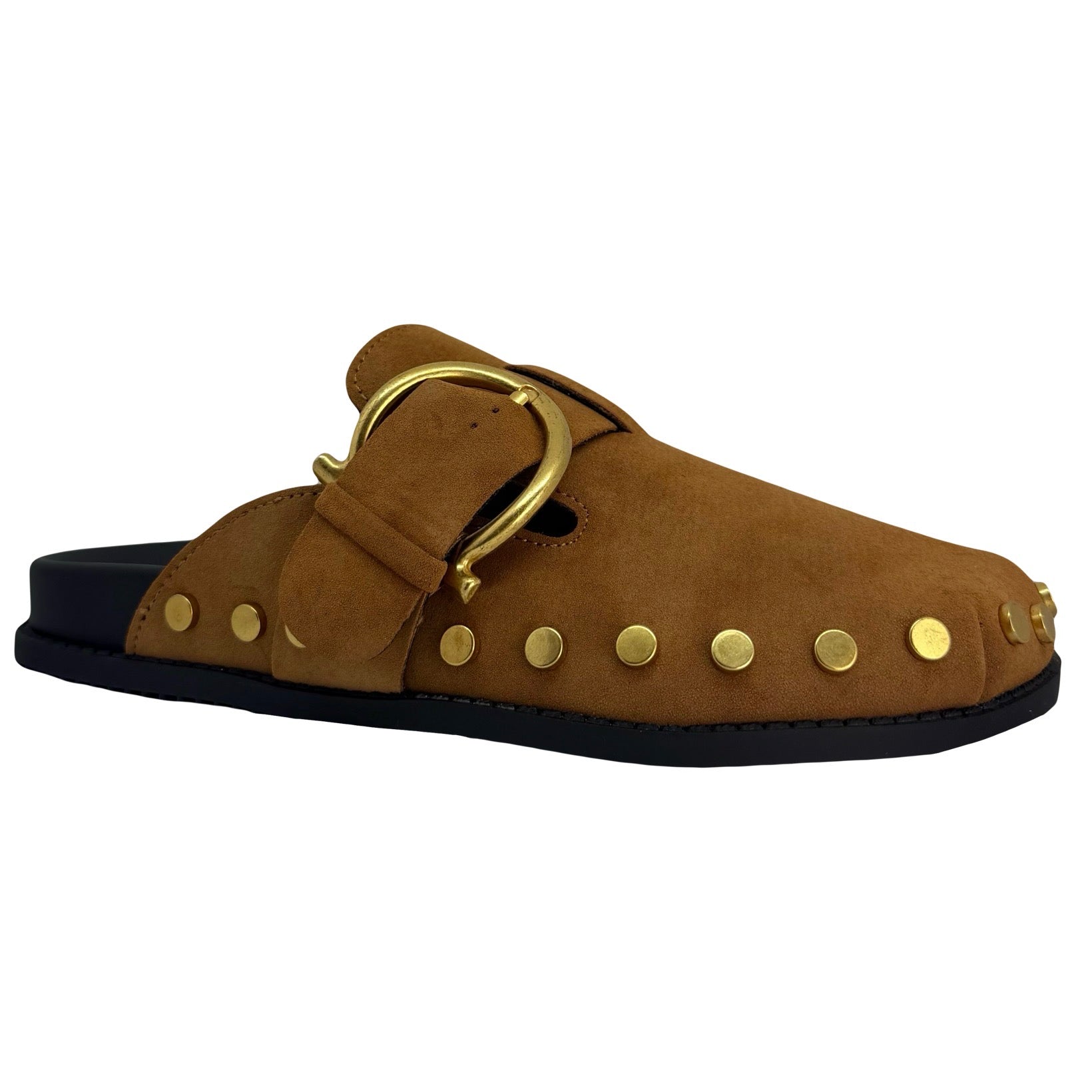 Zueco Cuero Tachas