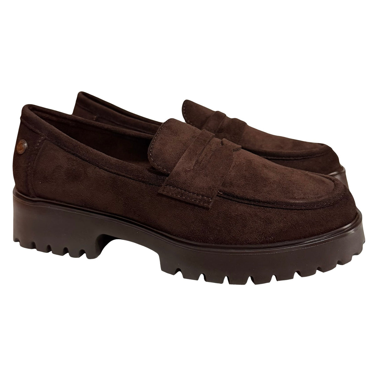 Mocasín Ante Chocolate