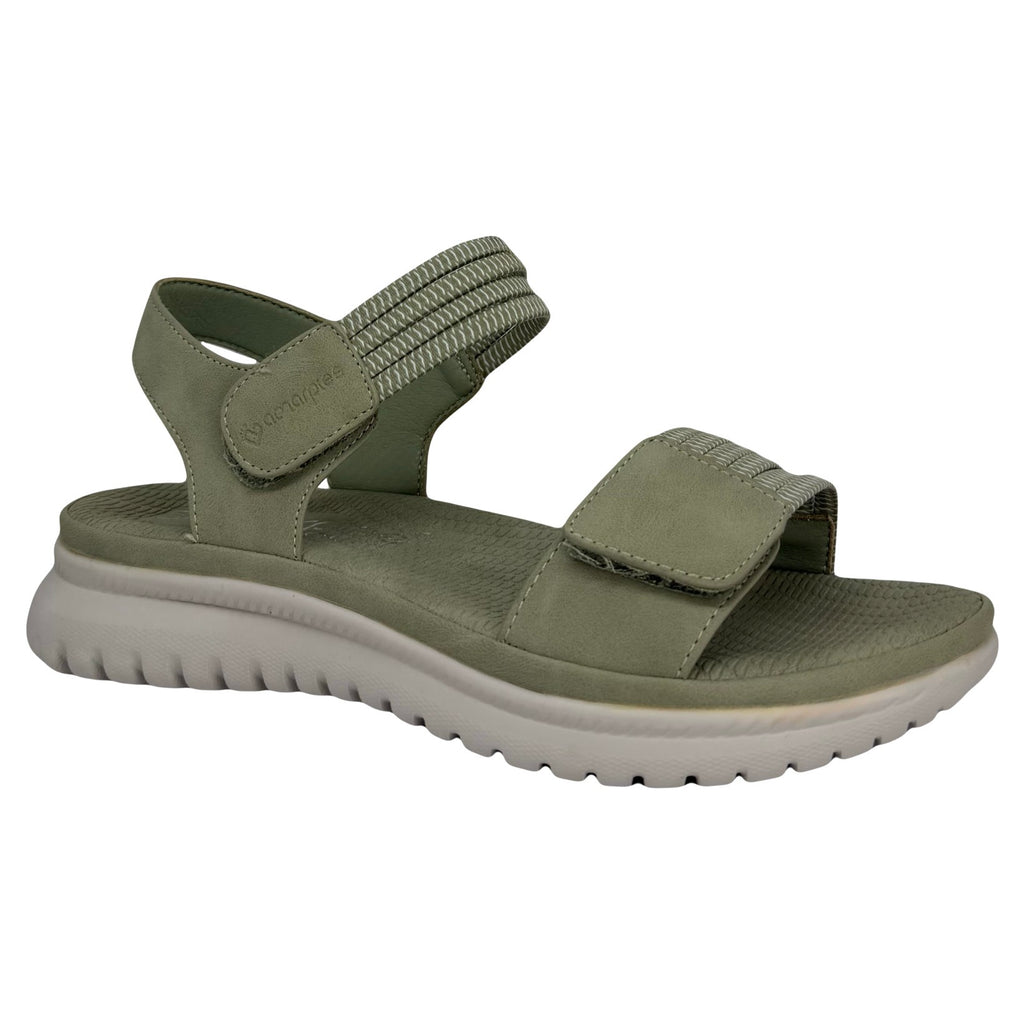 Sandalia Elásticos Verde