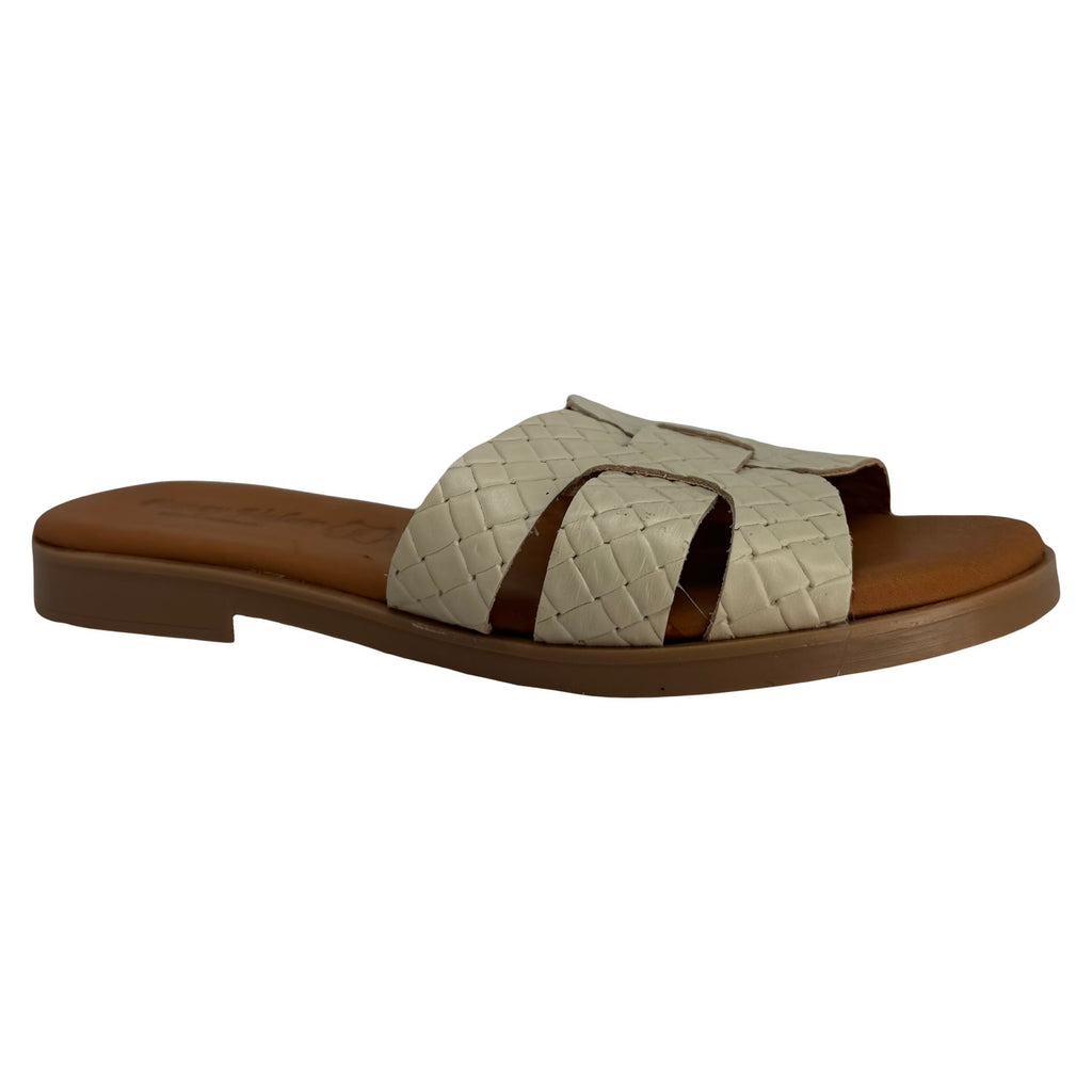 Sandalia Plana Beige