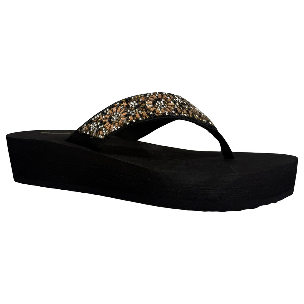 Chanclas Cuña Marrón