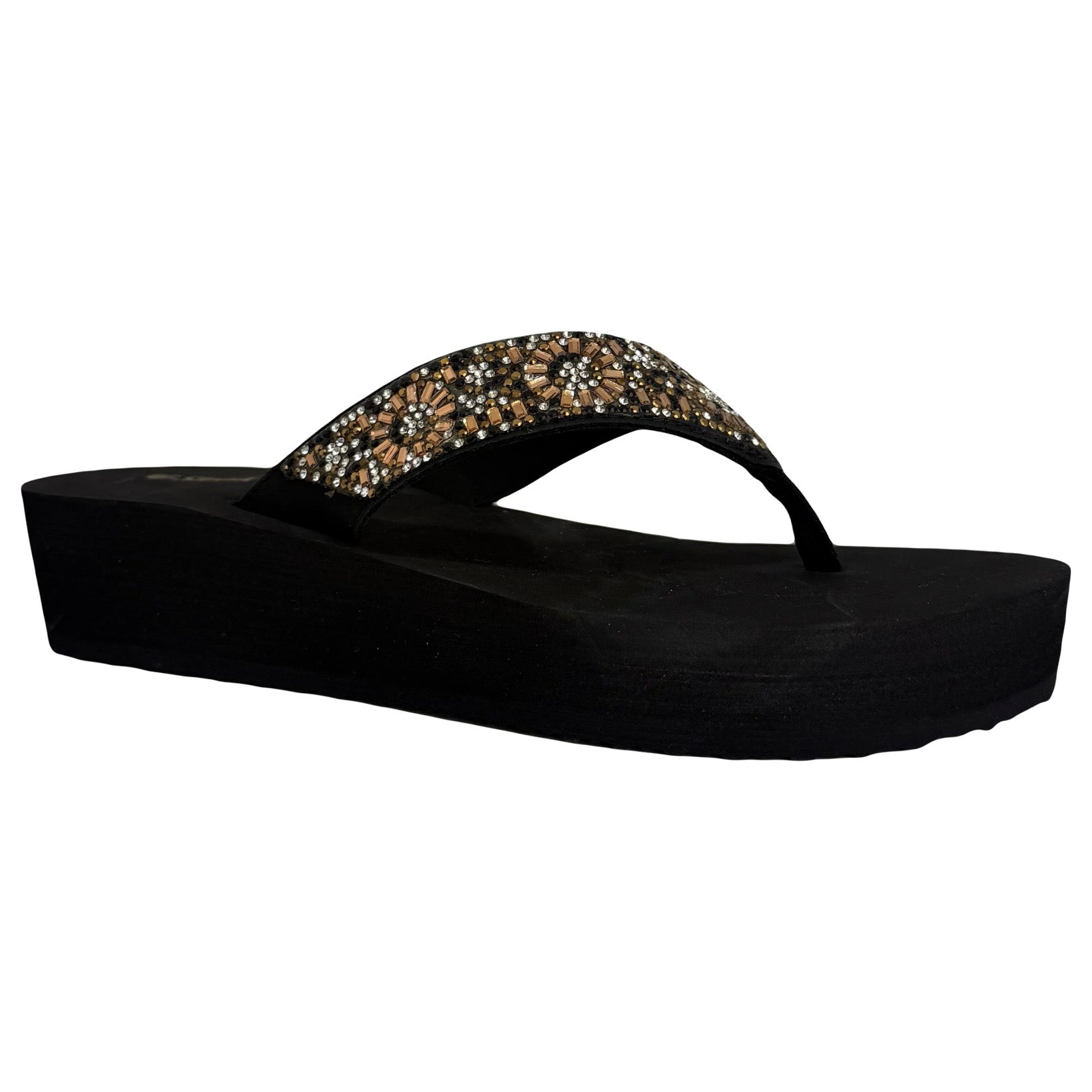 Chanclas Cuña Marrón