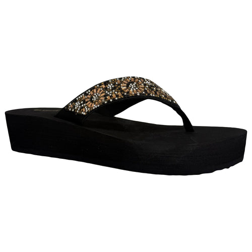 Chanclas Cuña Marrón