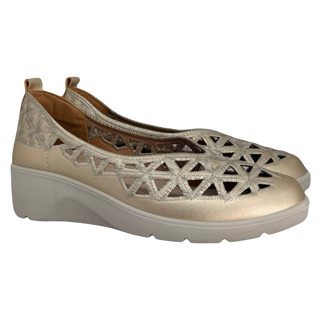 Zapato Cuña Platino