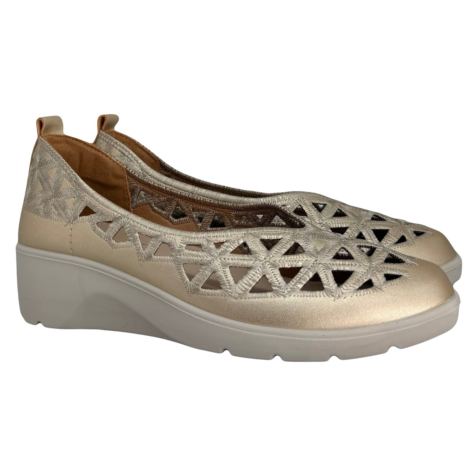 Zapato Cuña Platino