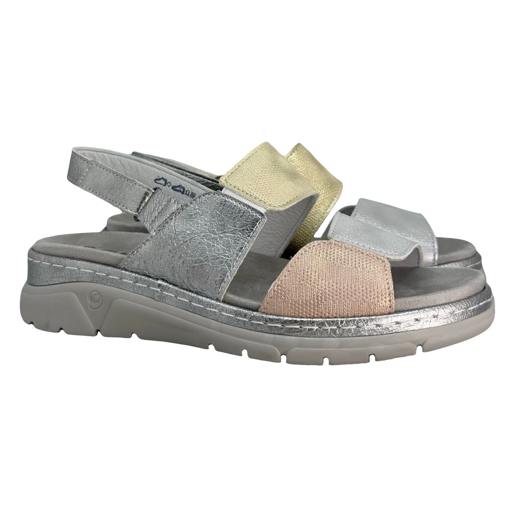 Sandalia Plata Roma