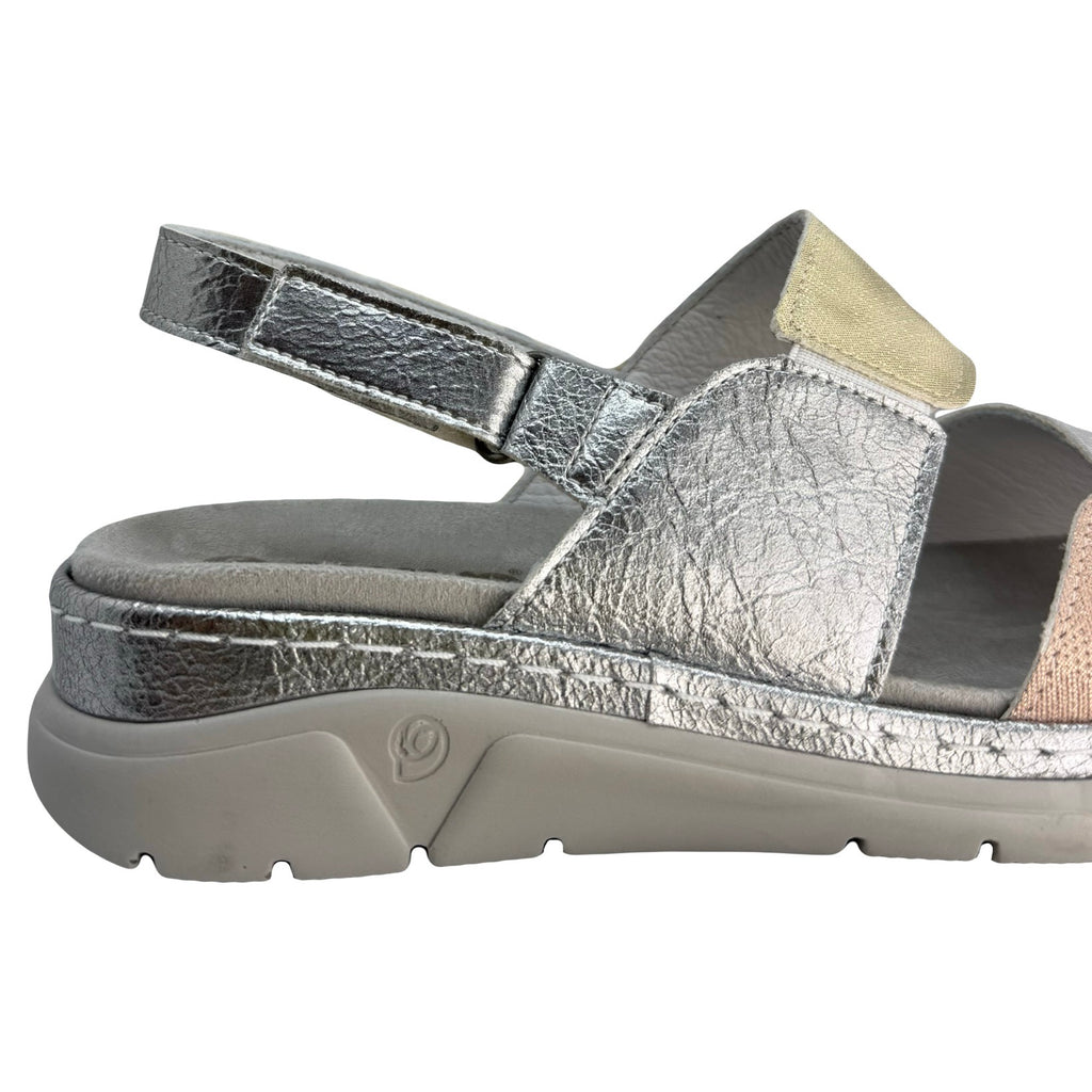 Sandalia Plata Roma