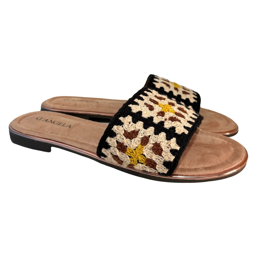 Sandalia Plana Crochet