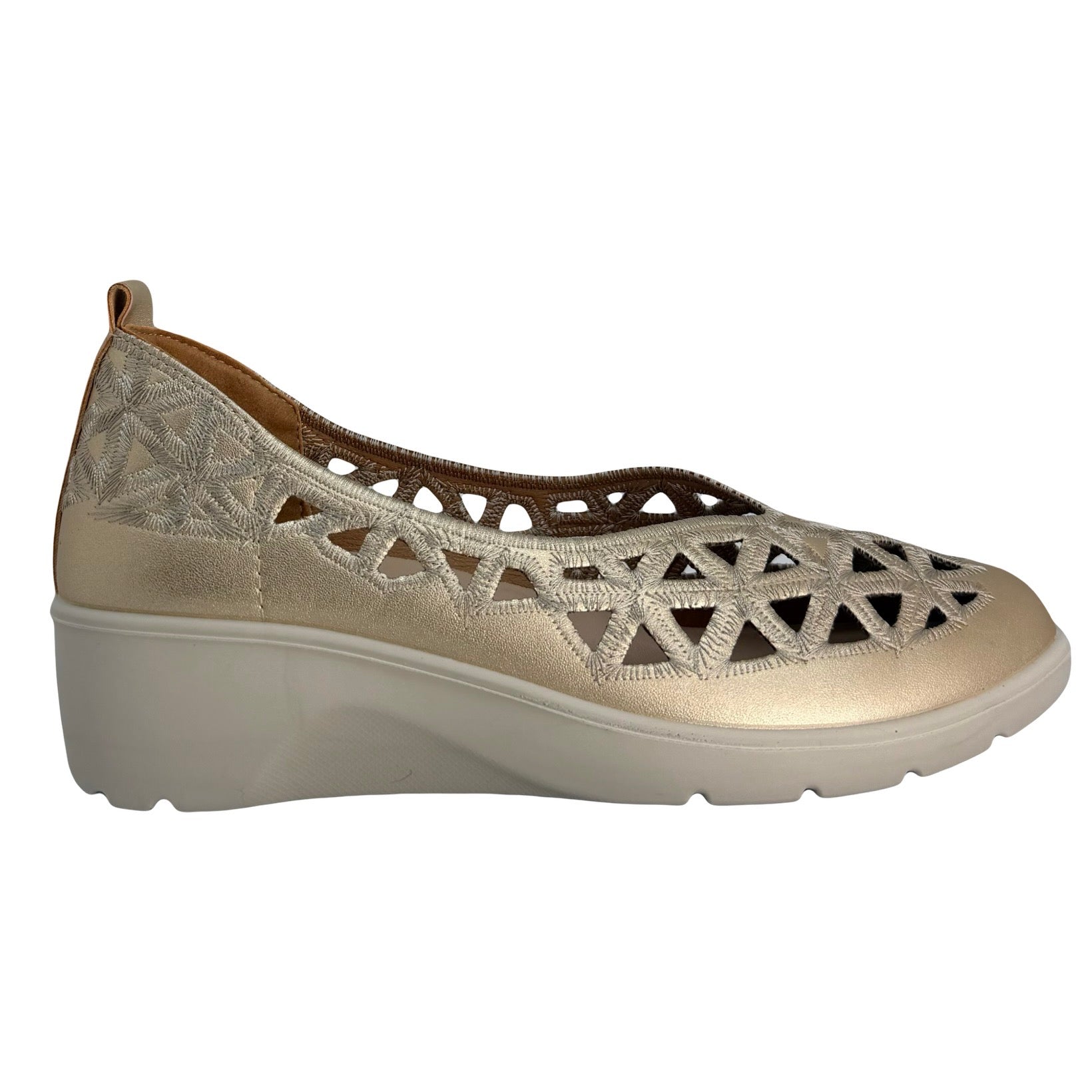 Zapato Cuña Platino
