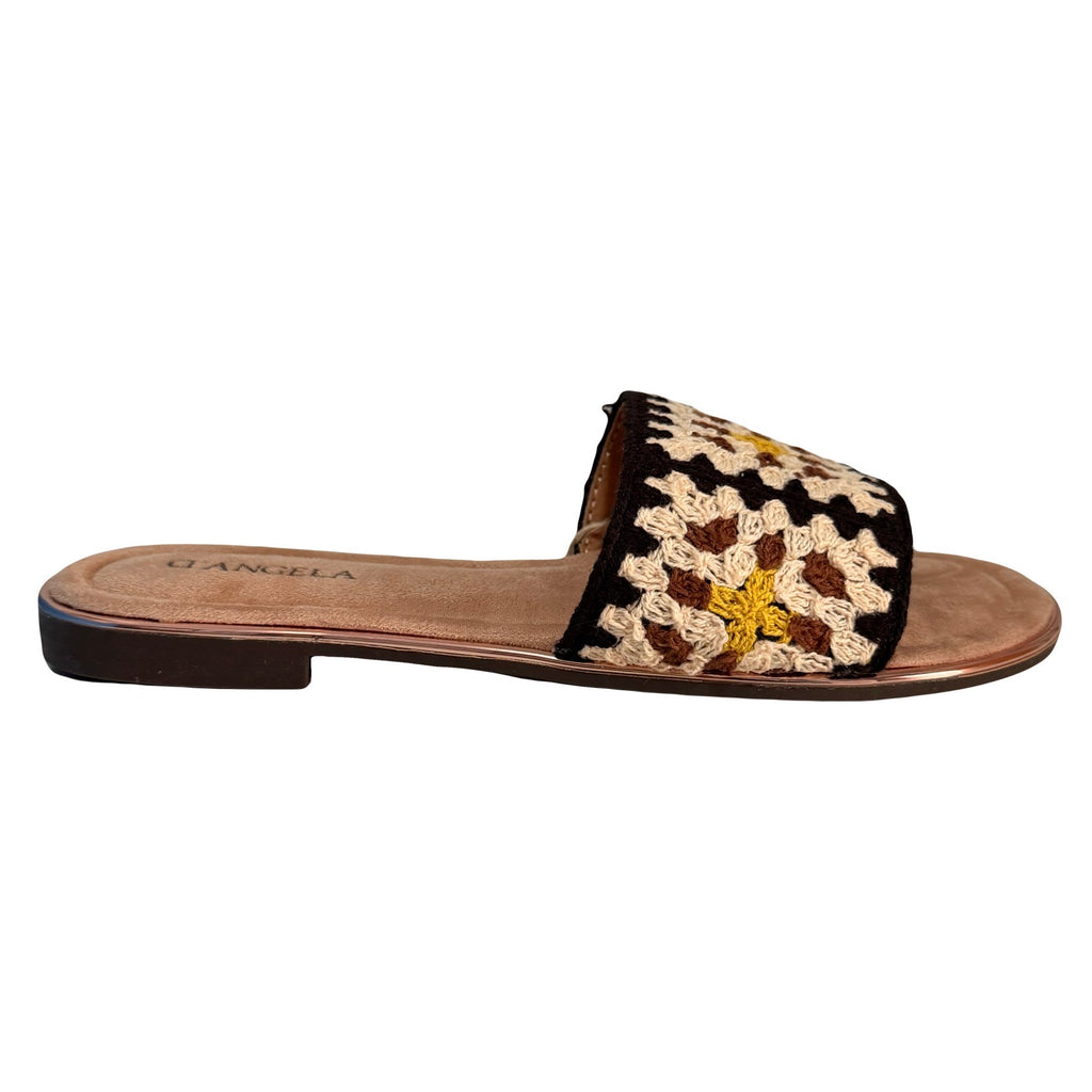 Sandalia Plana Crochet