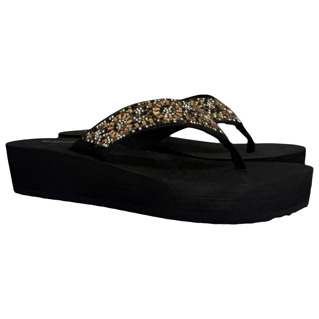 Chanclas Cuña Marrón