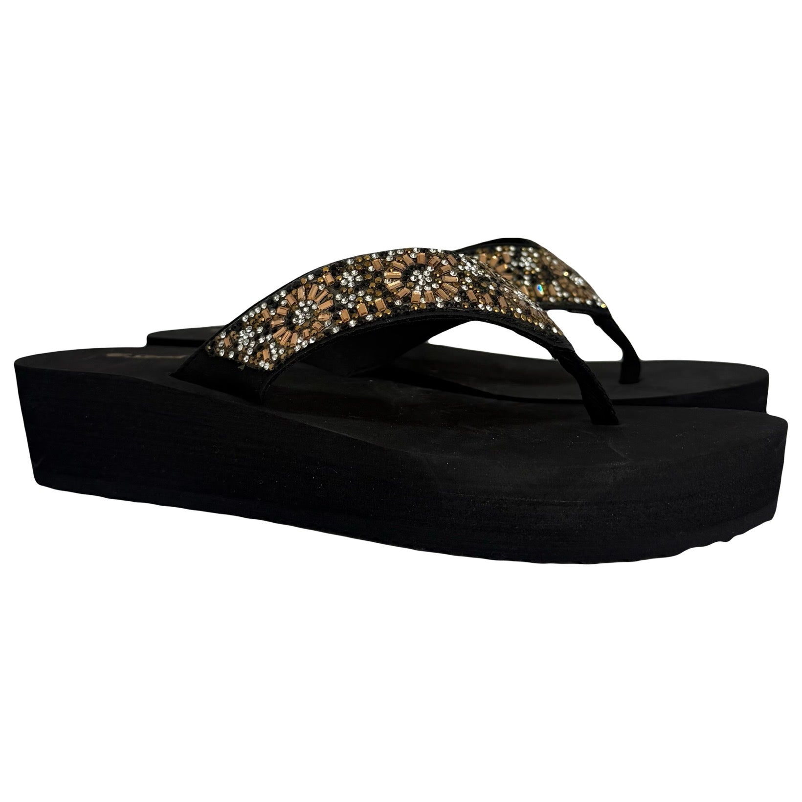 Chanclas Cuña Marrón