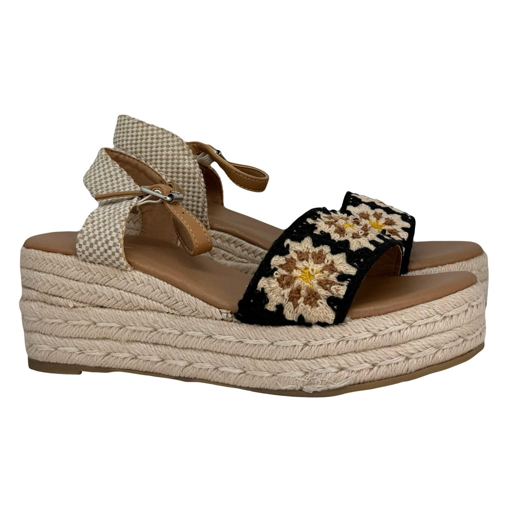 Cuña Crochet Flores