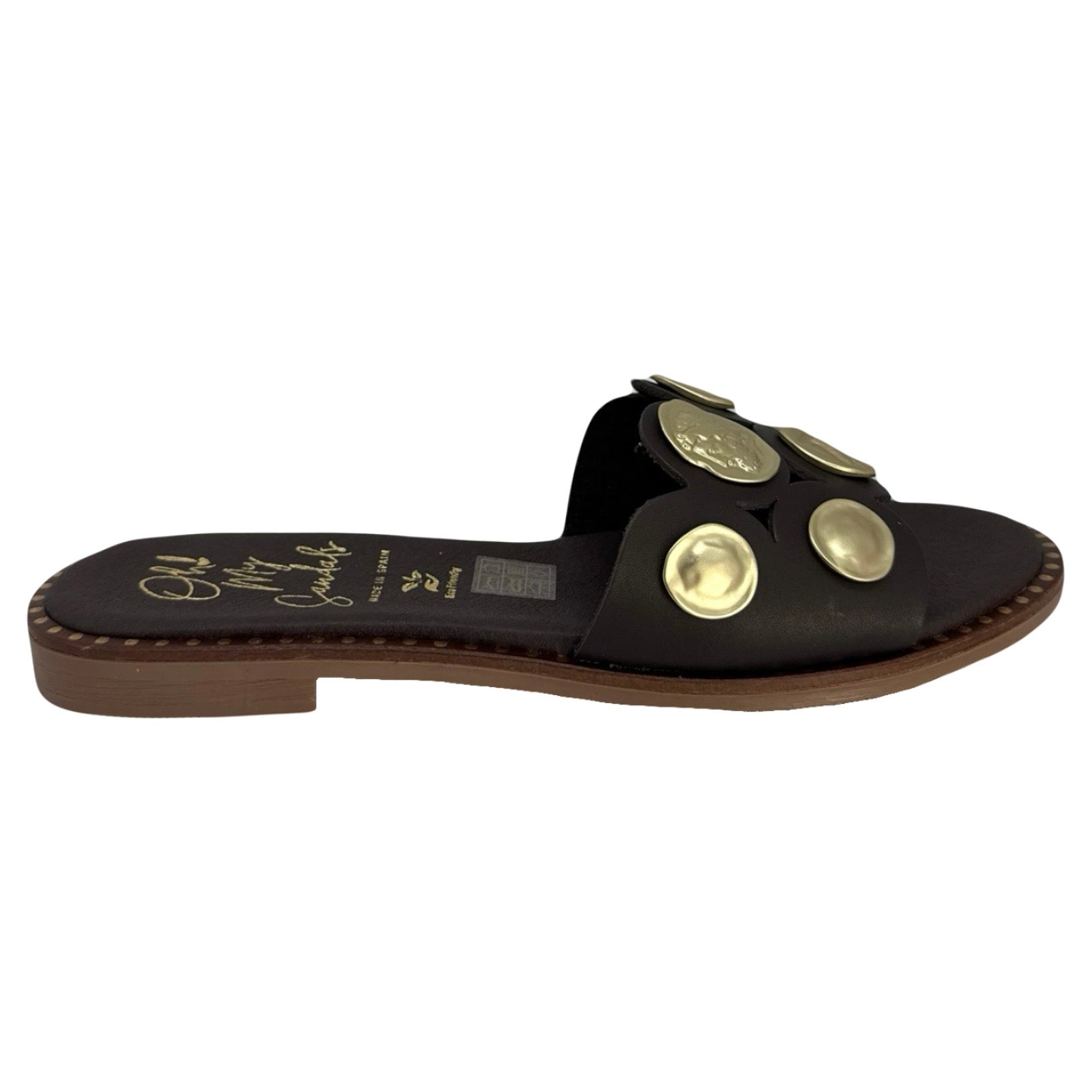 Sandalia Plana Monedas