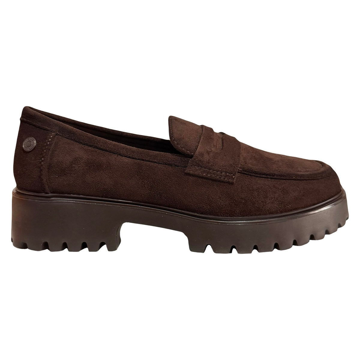 Mocasín Ante Chocolate