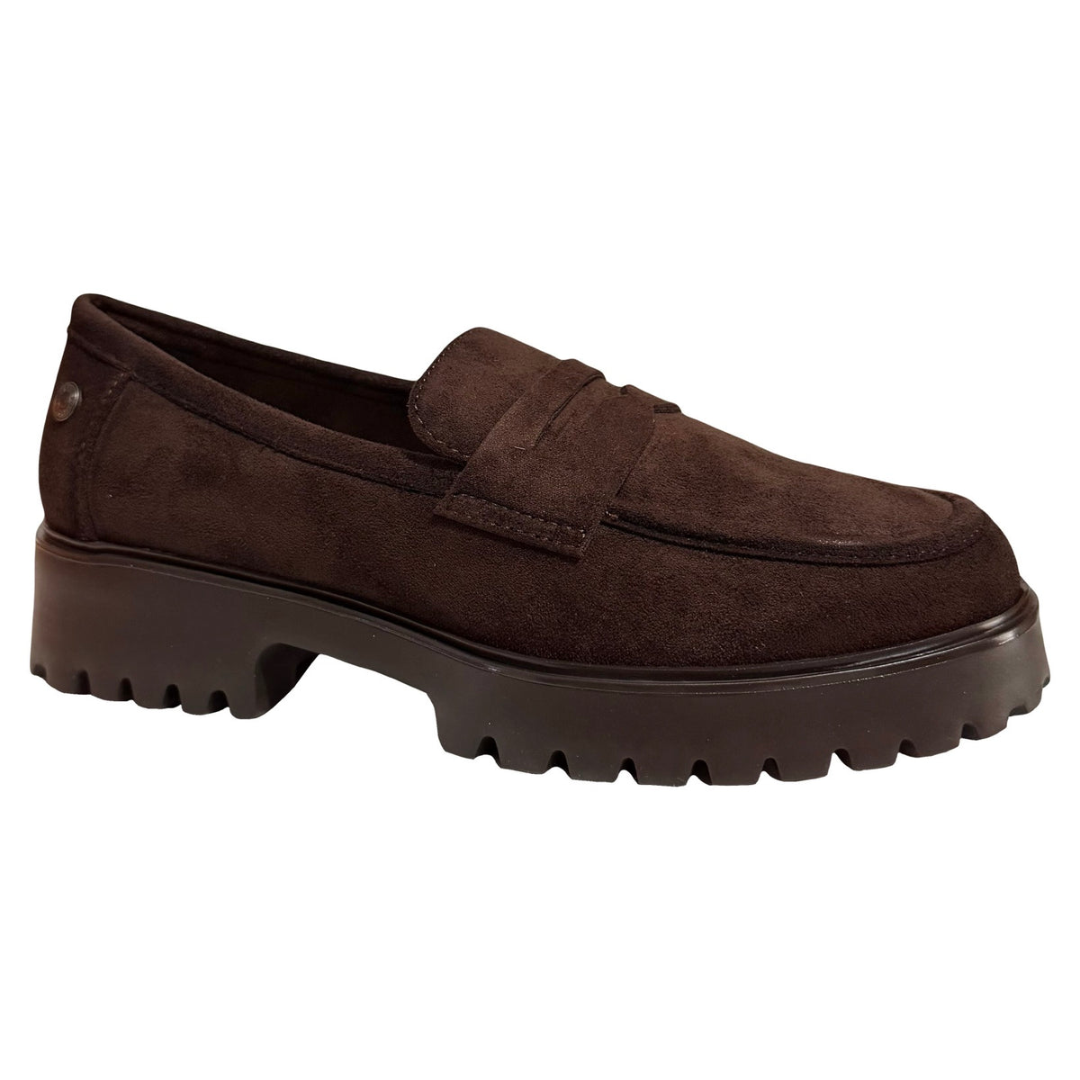 Mocasín Ante Chocolate
