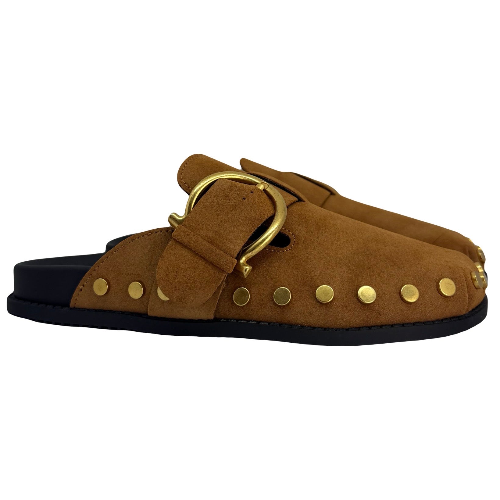 Zueco Cuero Tachas