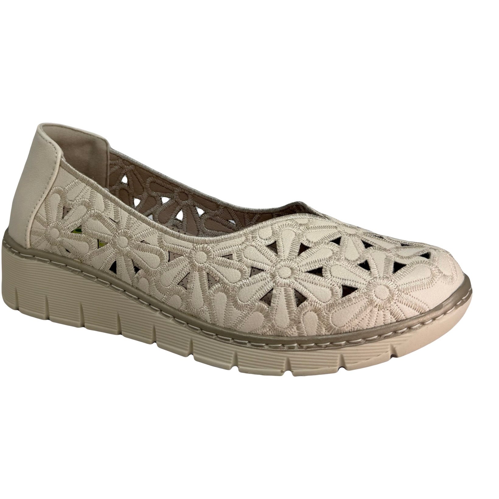 Zapato Calado Beige