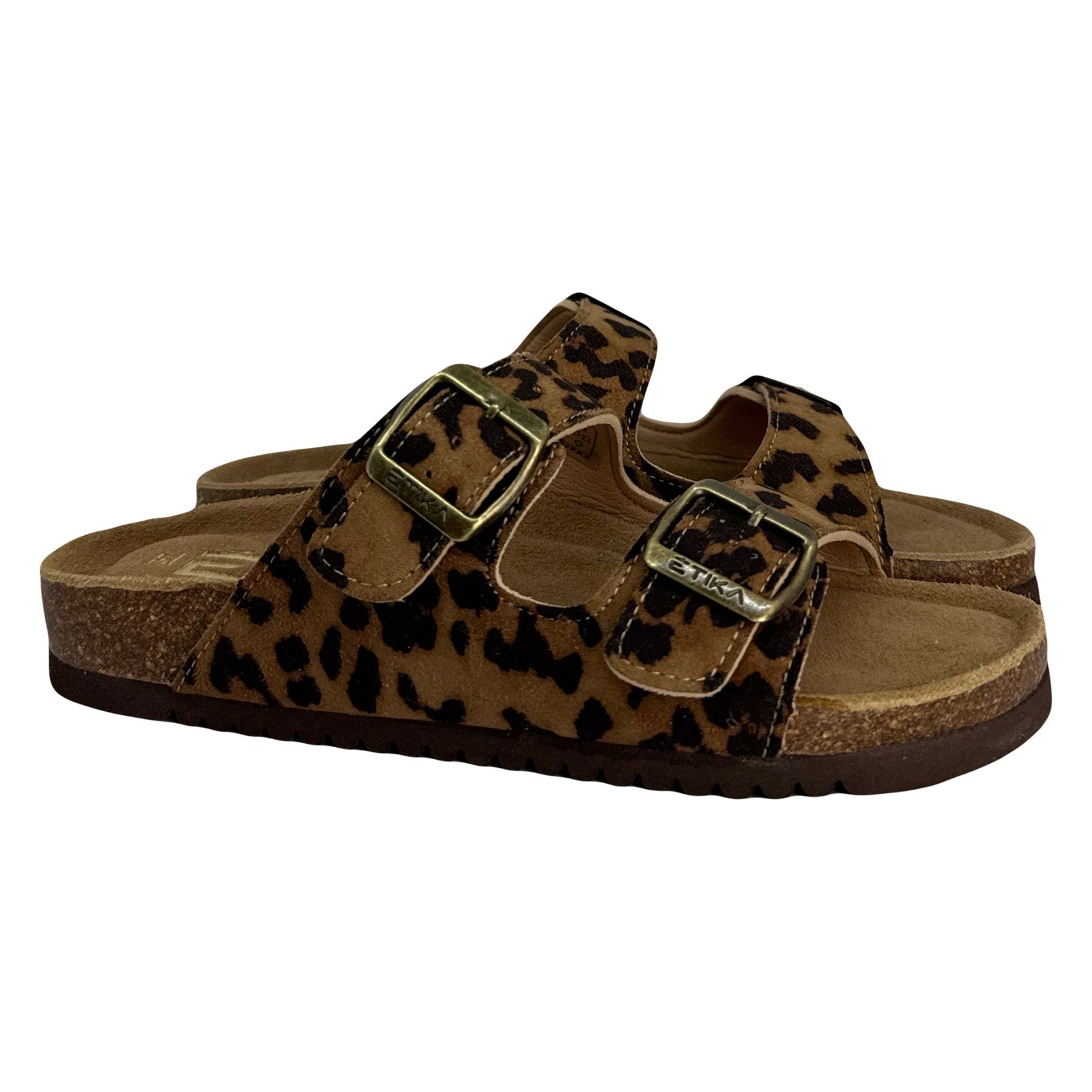 Sandalia Hebillas Leopardo