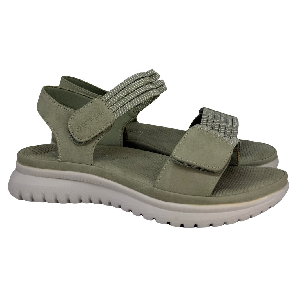 Sandalia Elásticos Verde