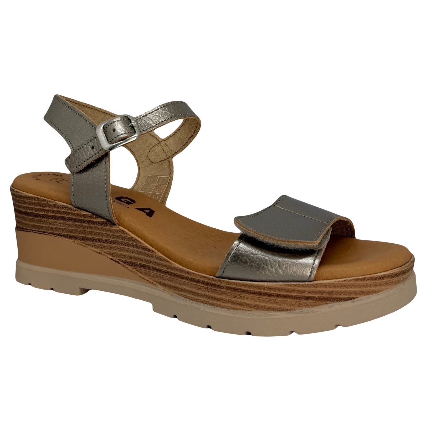 Cuña Velcro Plomo