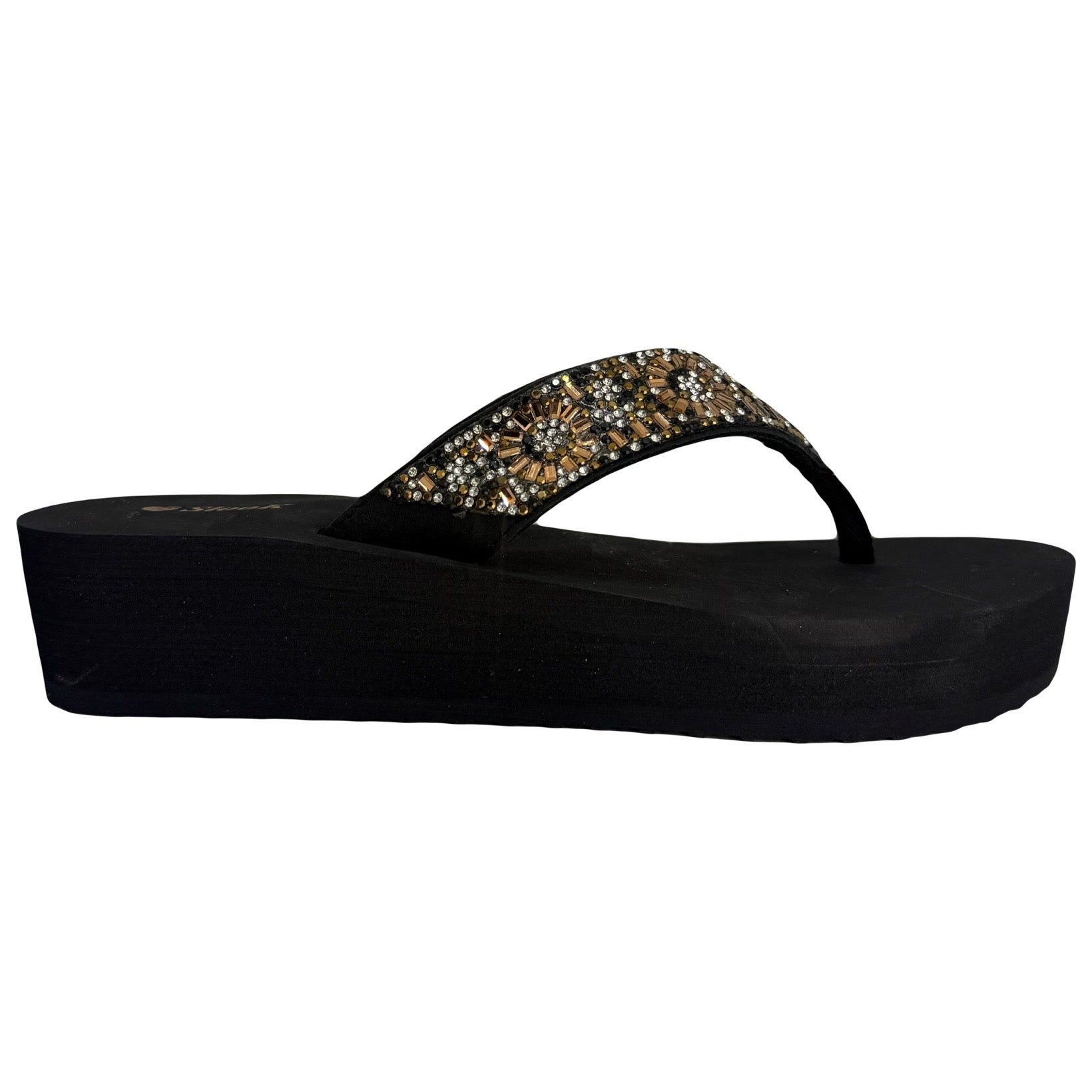 Chanclas Cuña Marrón