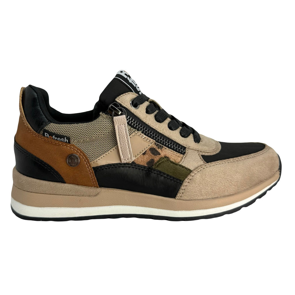 Zapatilla Combinada Cremallera