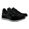Zapatilla Negra Cremallera