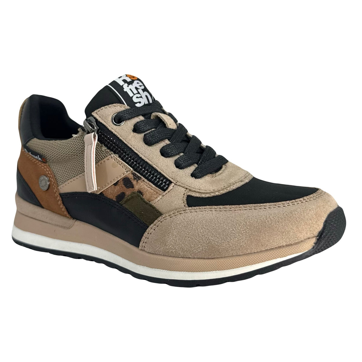 Zapatilla Combinada Cremallera