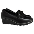 Mocasín Cuña Negro